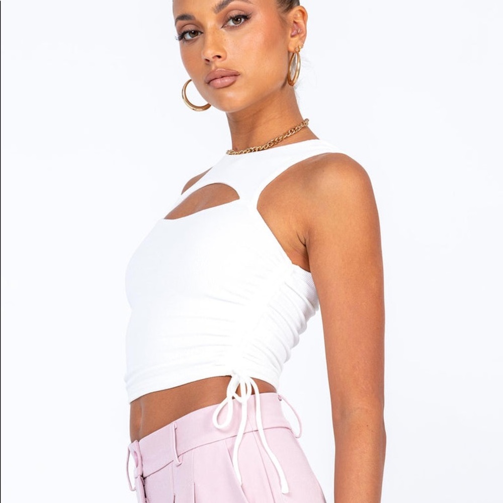 Princess Polly Lynlee Top in White Size 0 - Picture 3 of 16